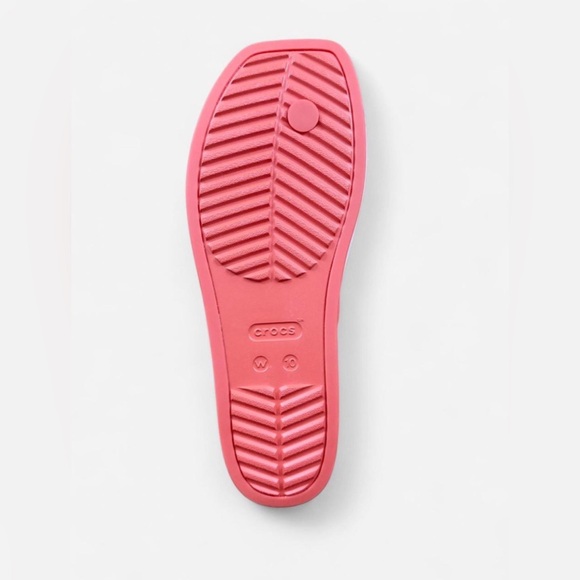 CROCS Vibrant Coral Sandals - Picture 3 of 5